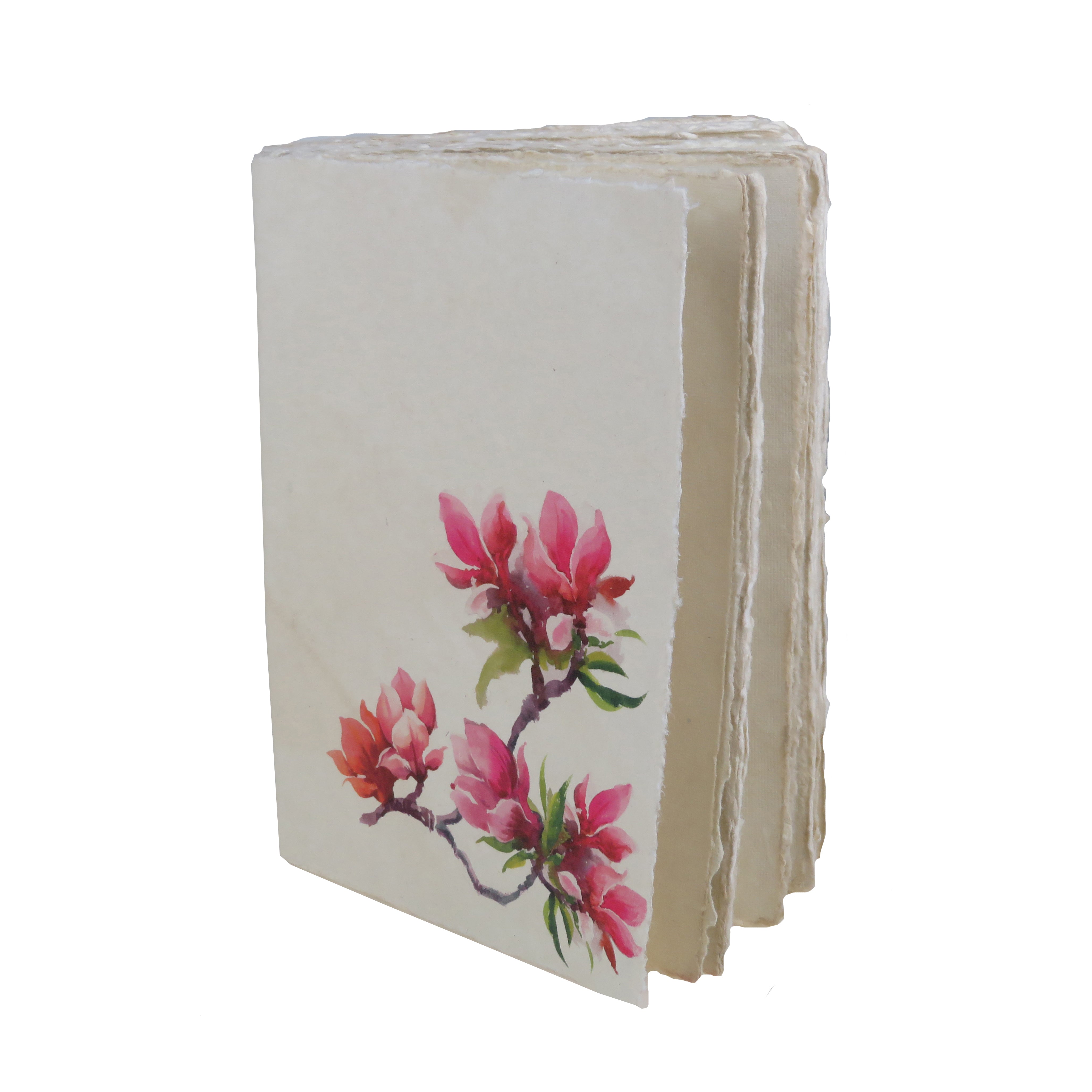 Magnolia - Carnet en papier parchemin