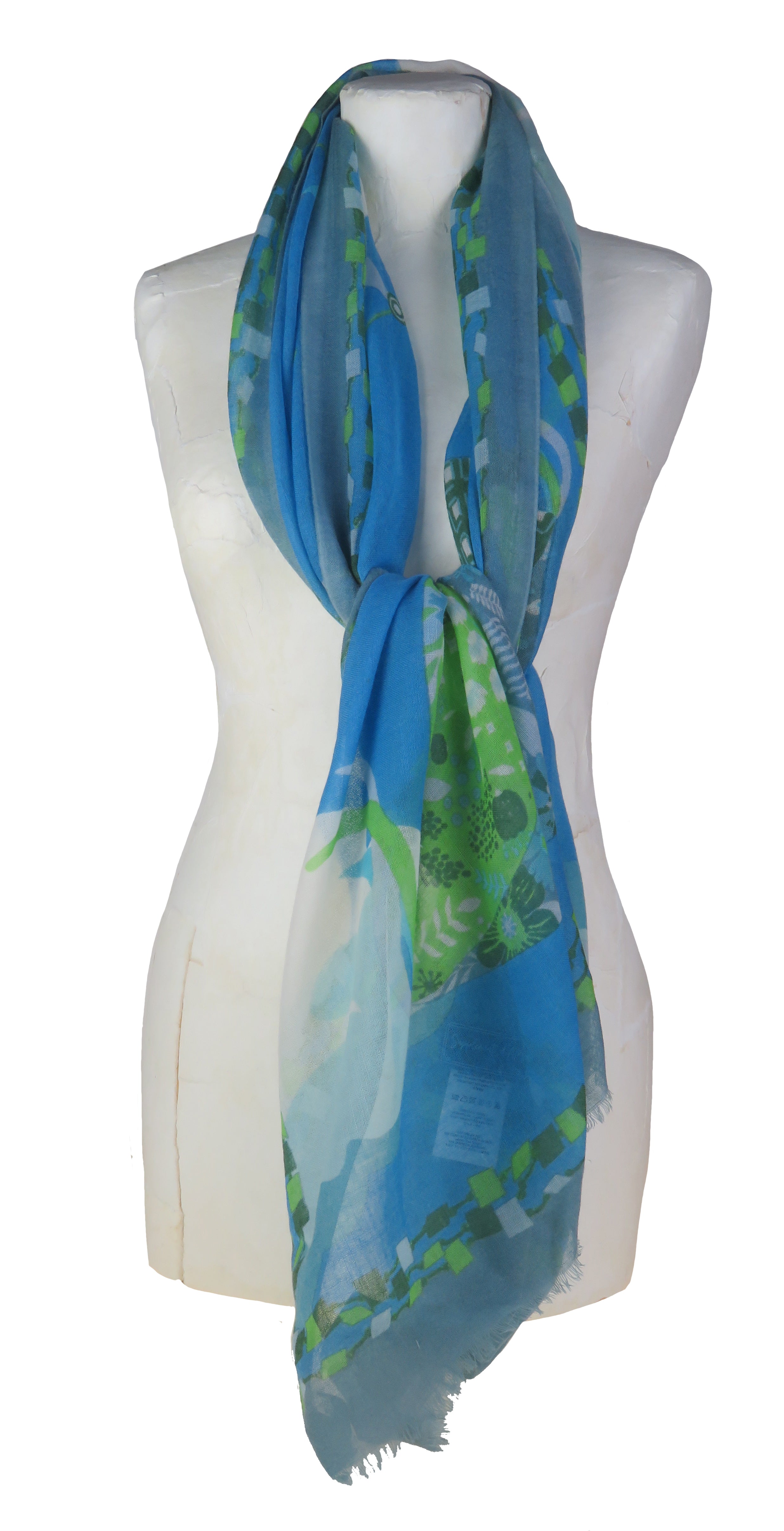 Green "Sherwood" - Wool stole 