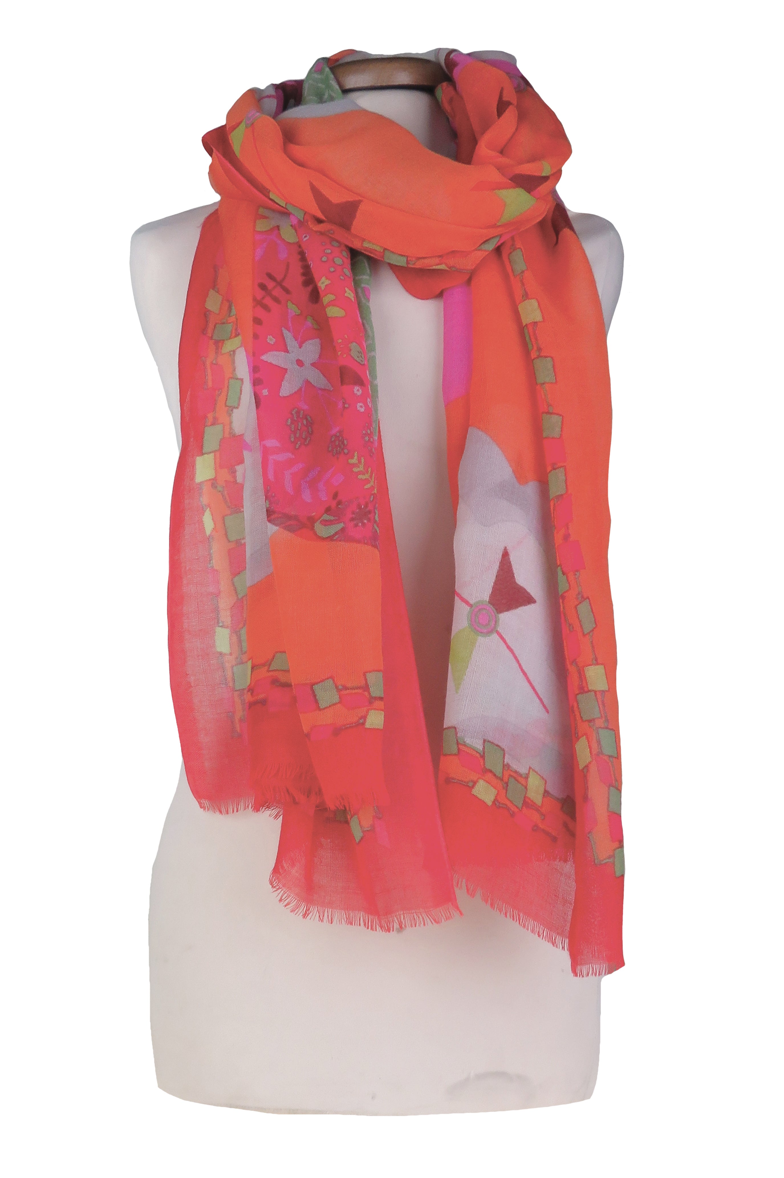 Green "Sherwood" - Wool stole 