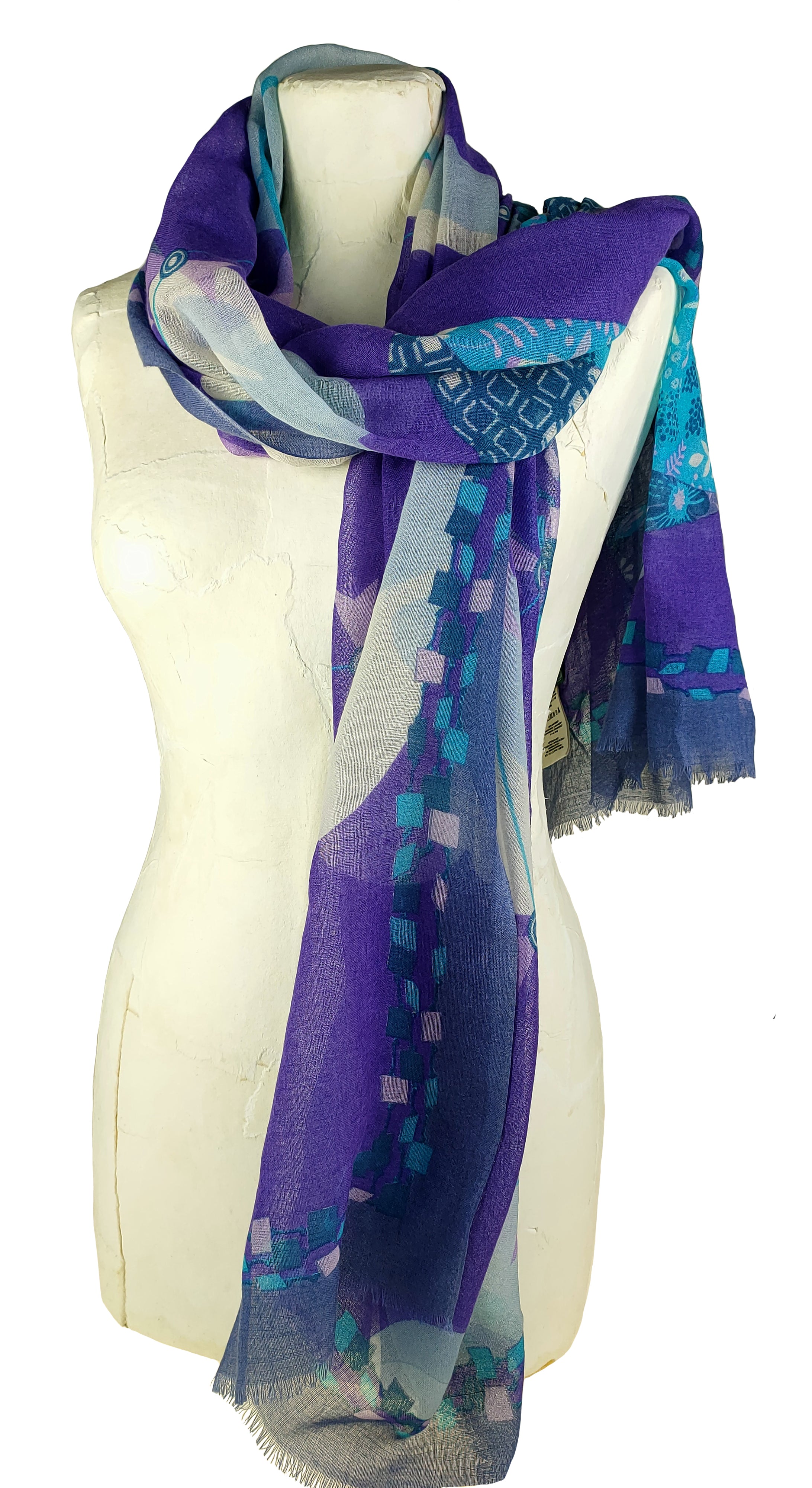 Green "Sherwood" - Wool stole 