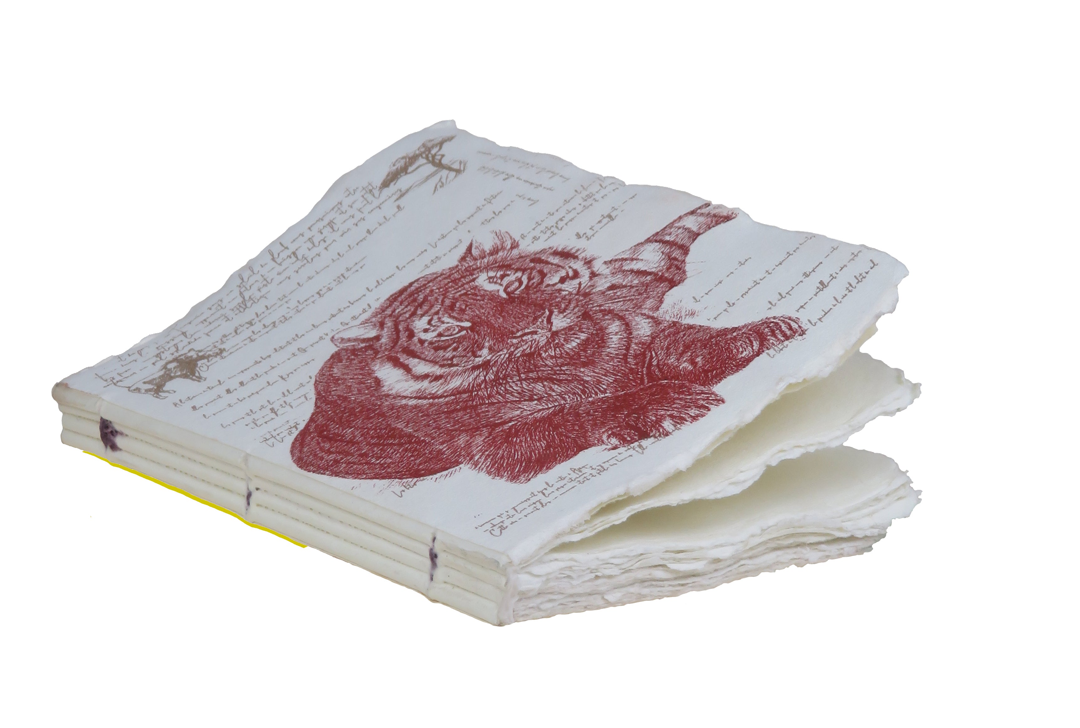 Félins "Tigre" - Carnet en papier parchemin