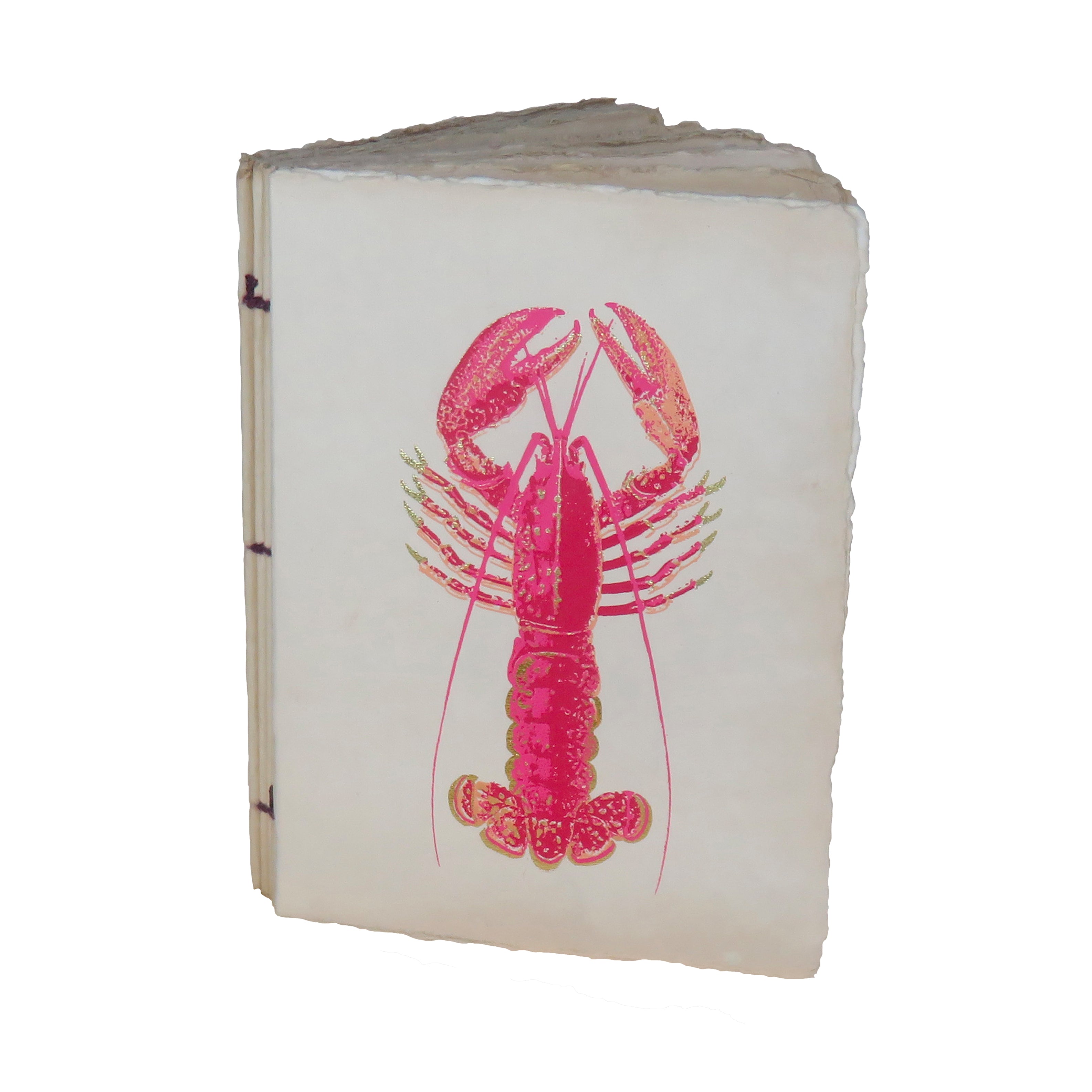 Homard - Carnet en papier parchemin