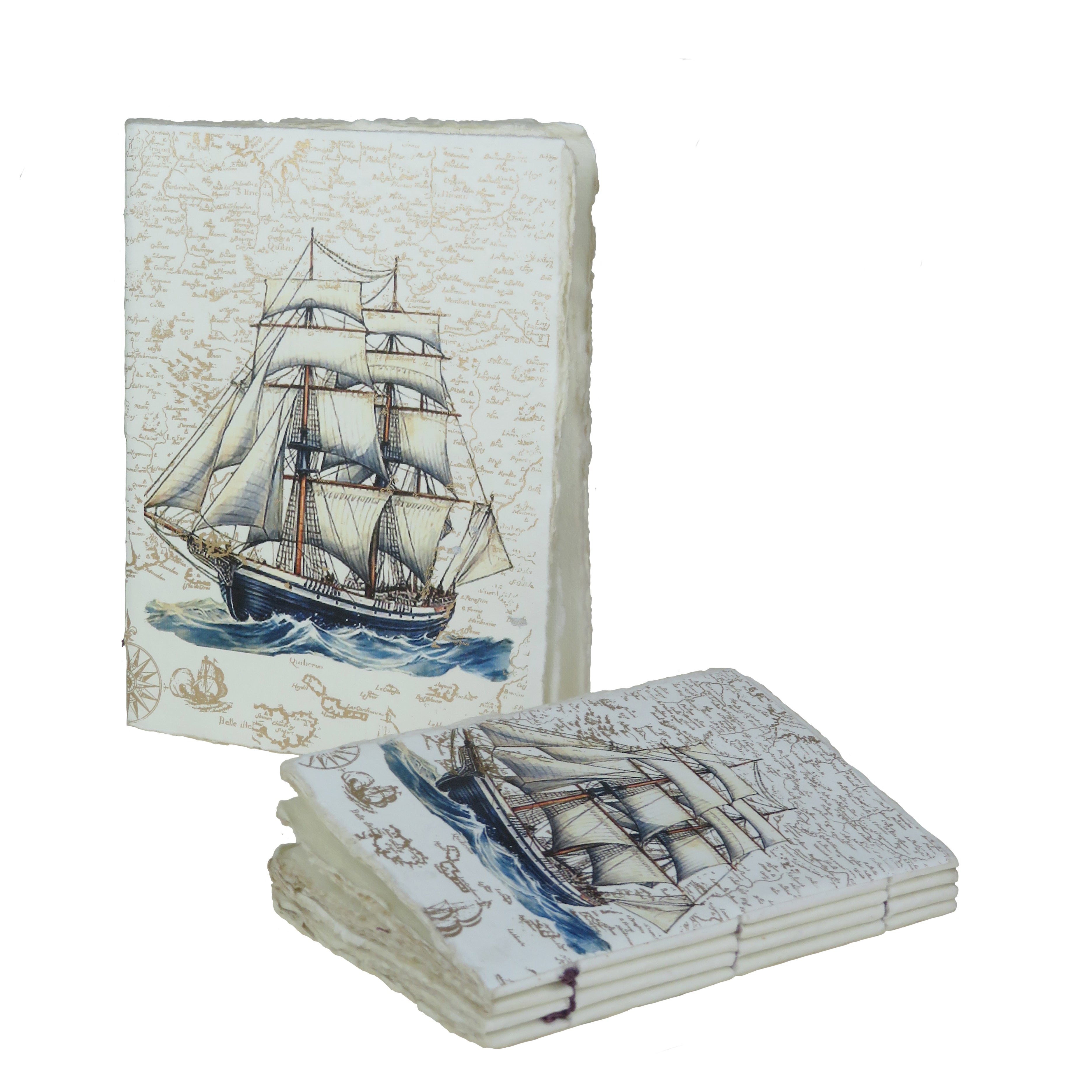 Belem - Carnet en papier parchemin